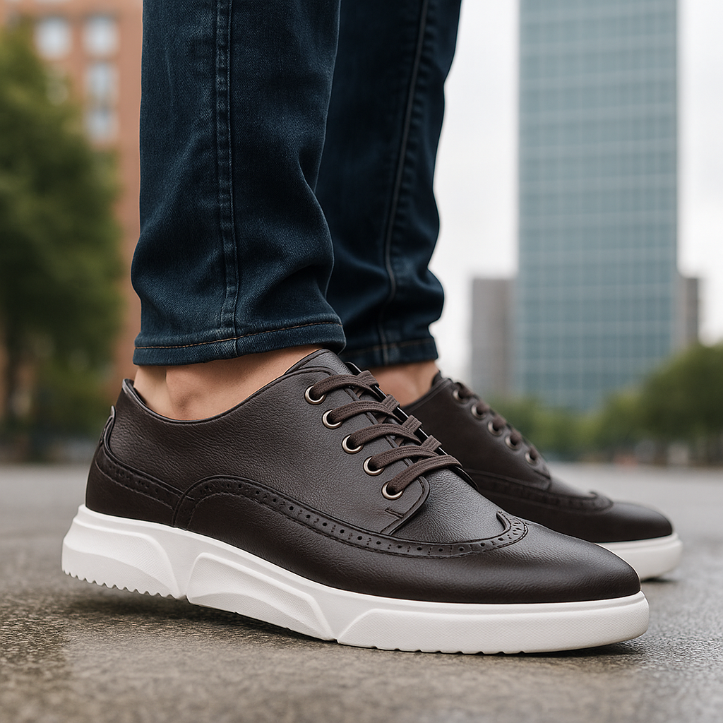 Corsa - Retro Leather Sneakers