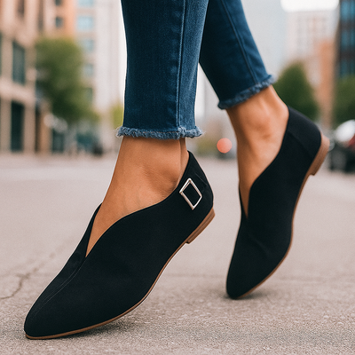 Carmella - Suede Leather Loafers
