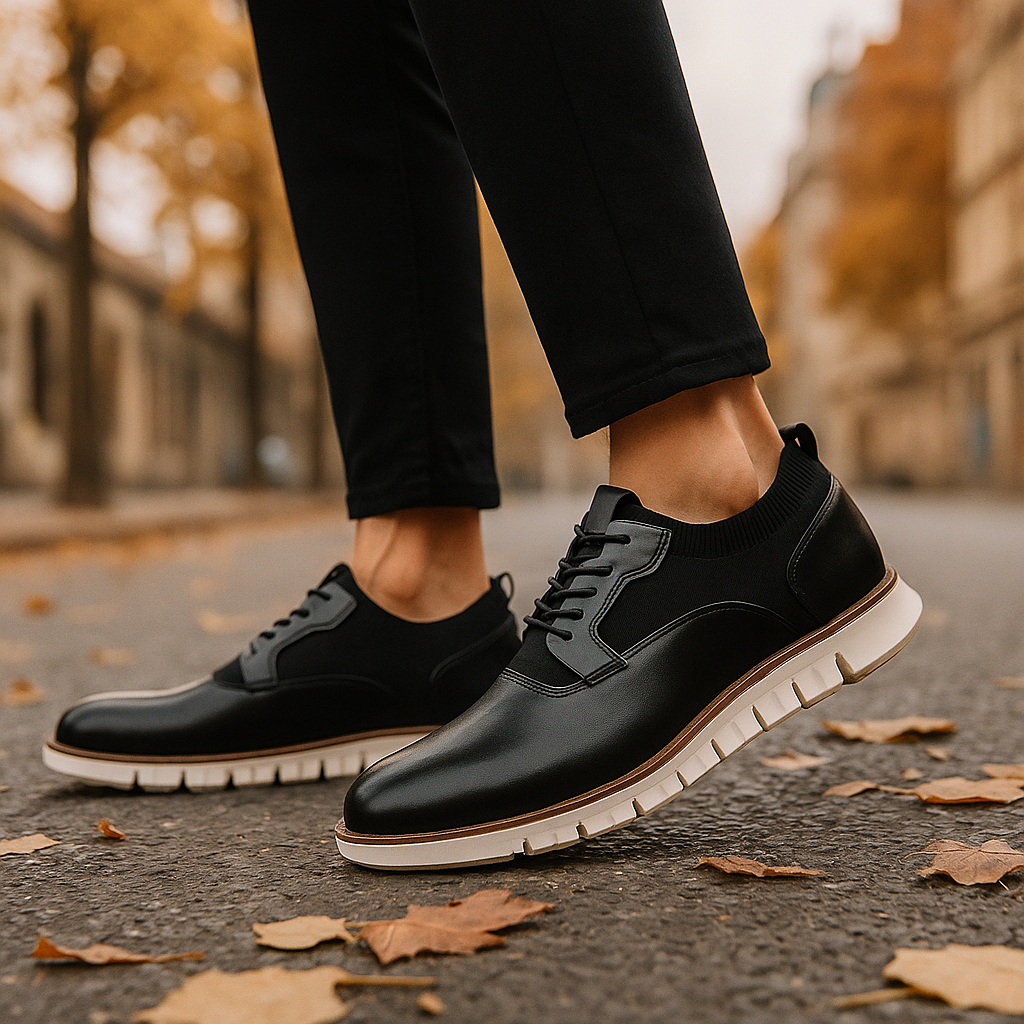 Caruso - Lace Up Leather Sneakers