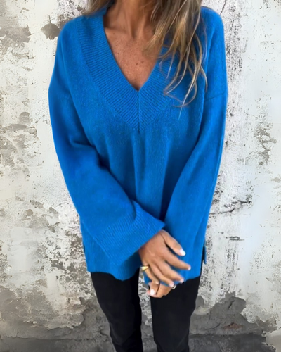 NORTHLINE STUDIO | V-NECK RELAXED SWEATER