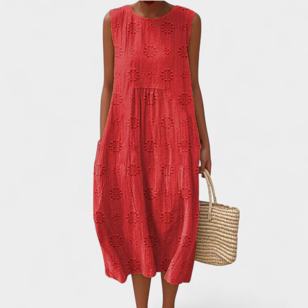 MADELINE | RELAXED EMBROIDERED DRESS