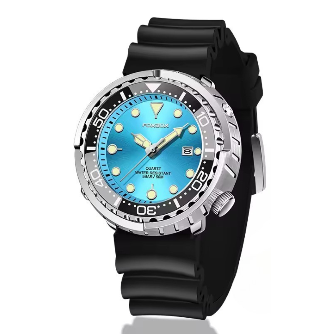 Fashion Silicone Strap Chronograph Sports Watch