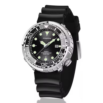 Fashion Silicone Strap Chronograph Sports Watch