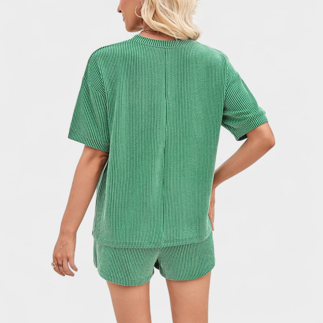 BRIELLE | DRAWSTRING SHORTS SET