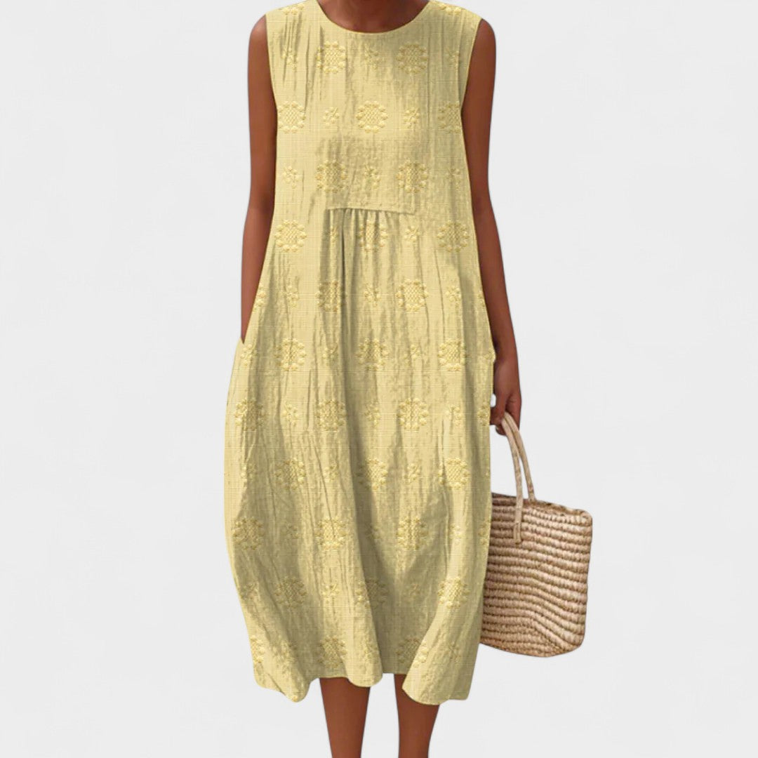 MADELINE | RELAXED EMBROIDERED DRESS