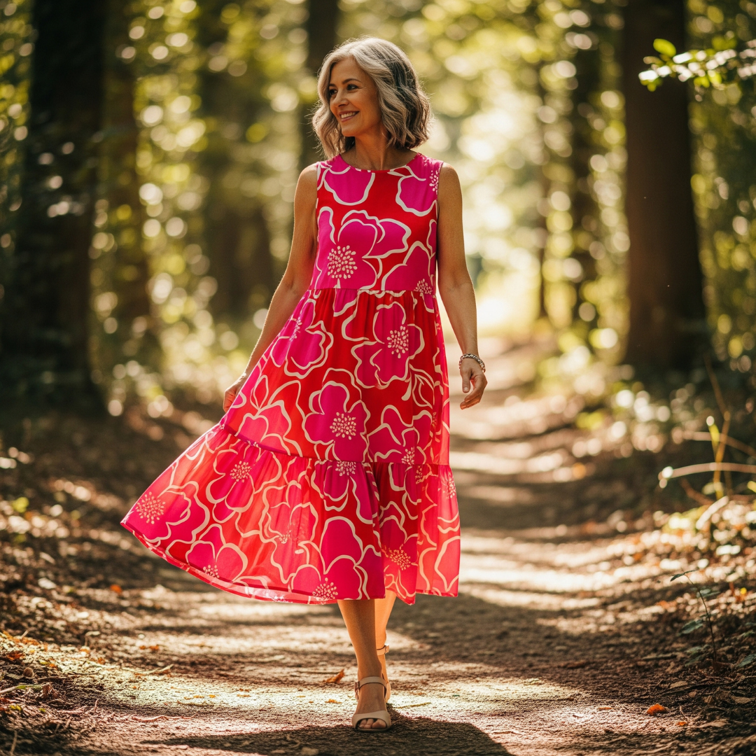 Elaine™ | Sleeveless Day Dress