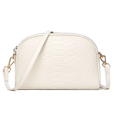 Isabella | Mini Crossbody Bag in Faux Leather with Crocodile Look