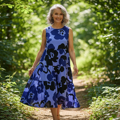 Elaine™ | Sleeveless Day Dress