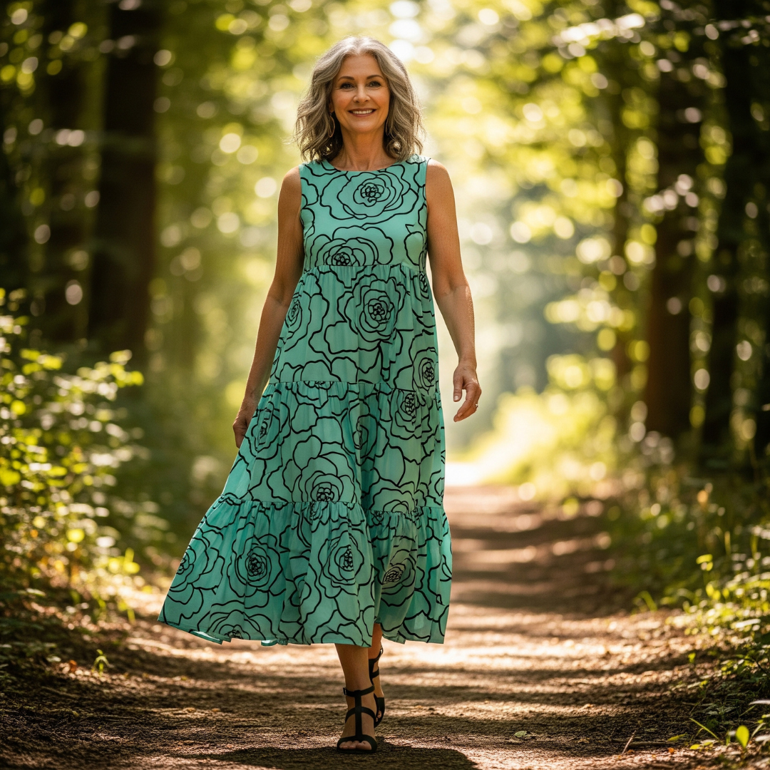 Elaine™ | Sleeveless Day Dress