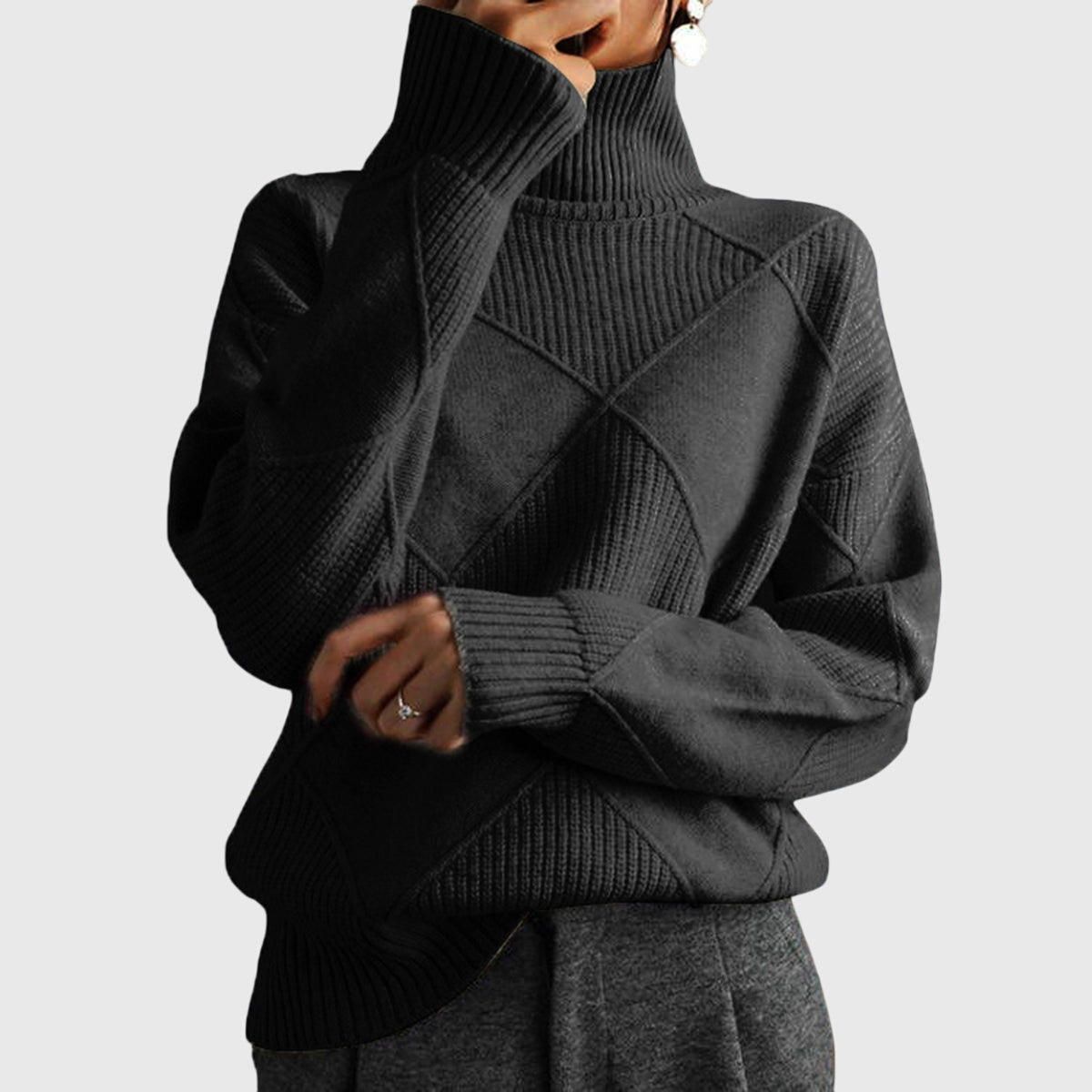 Angela™ | Turtleneck Sweater