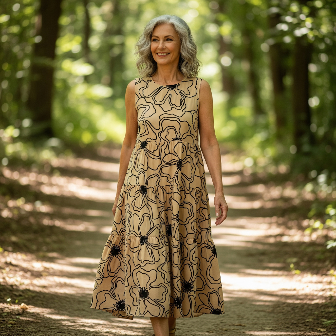 Elaine™ | Sleeveless Day Dress