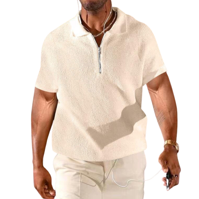 Vinthentic Parma Men's Zipper Polo