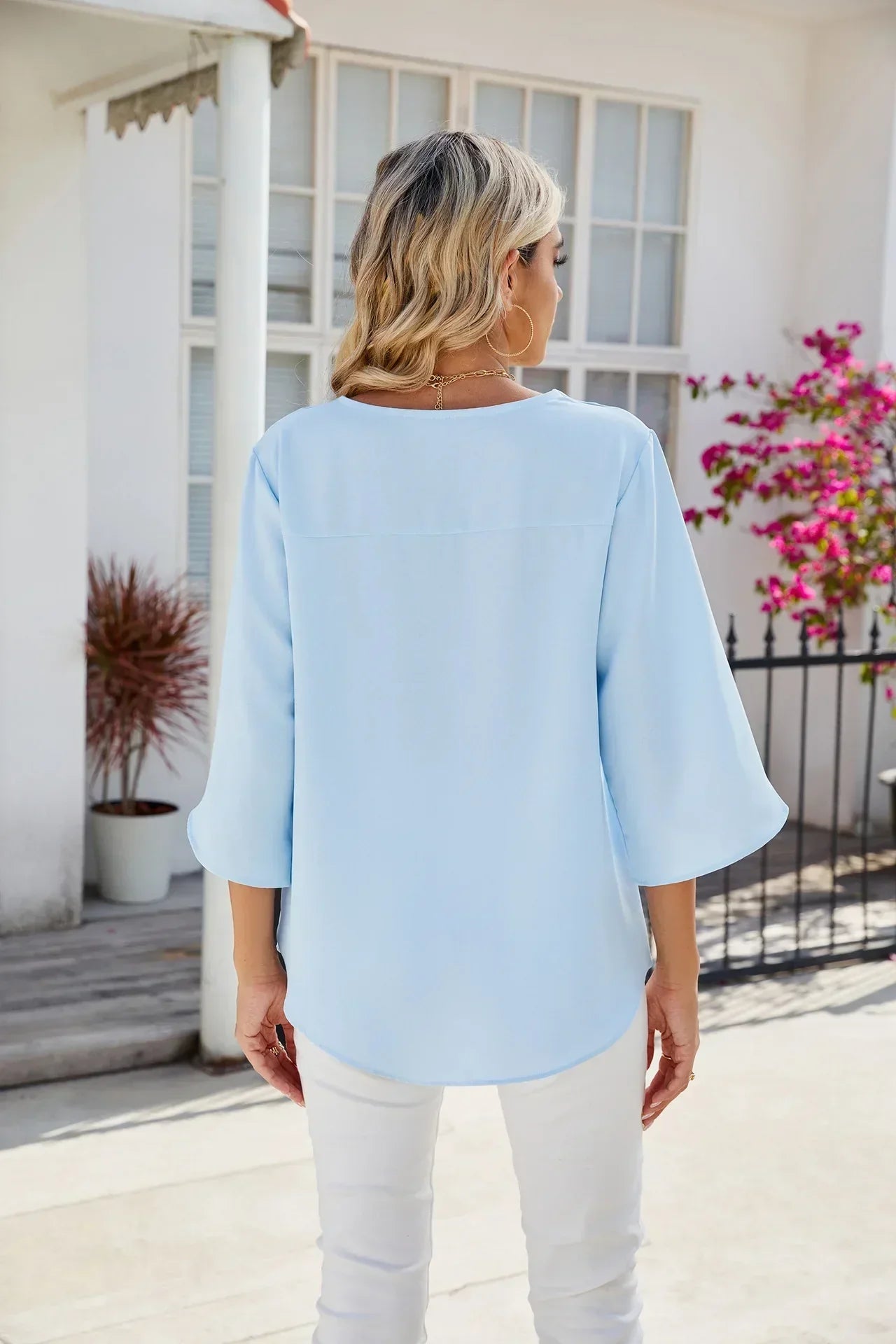 Sara™ | V-neck Blouse
