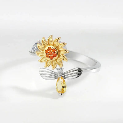 Bloom & Bee Zircon Ring