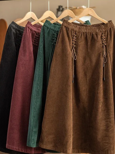 Cassia Corduroy Maxi Skirt