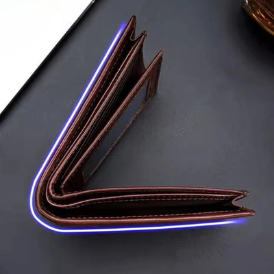 BULLCAPTAIN Men’s Genuine Leather Wallet – RFID Blocking Business Card Holder Bifold Purse