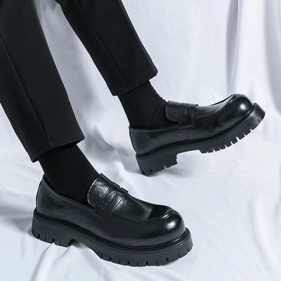 Lazzaro Moro Leather Dress Loafers