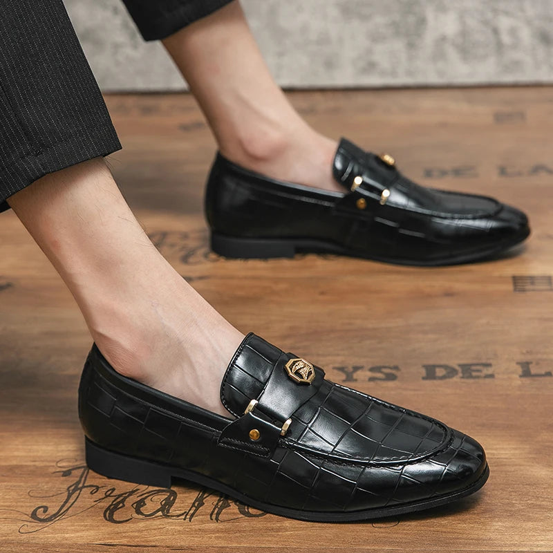 Bravari Croc Loafer