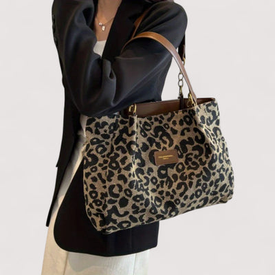 Anouk™ | Leopard Canvas Tote Bag