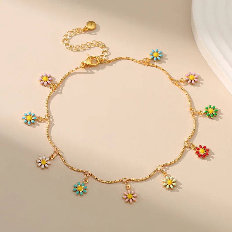 Daisy Chain Anklet