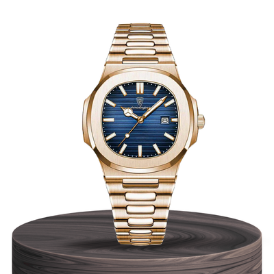 Adriel | Refined Rose Gold Finish Elegance Framed Watch