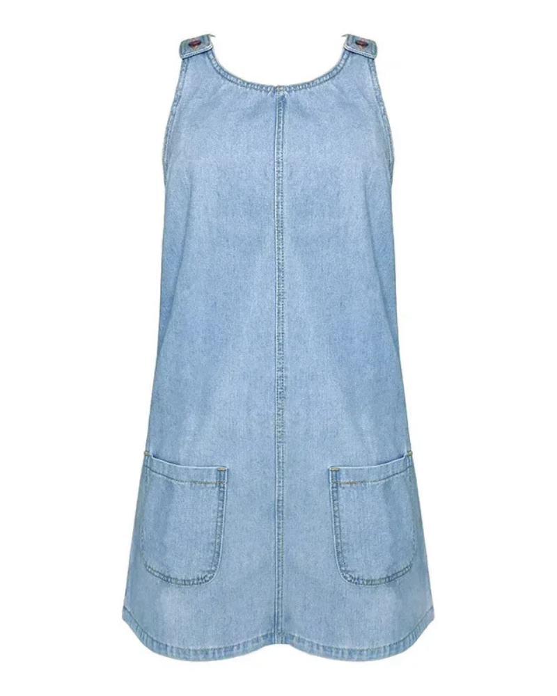 Jane | Denim Dress with Flattering Cut