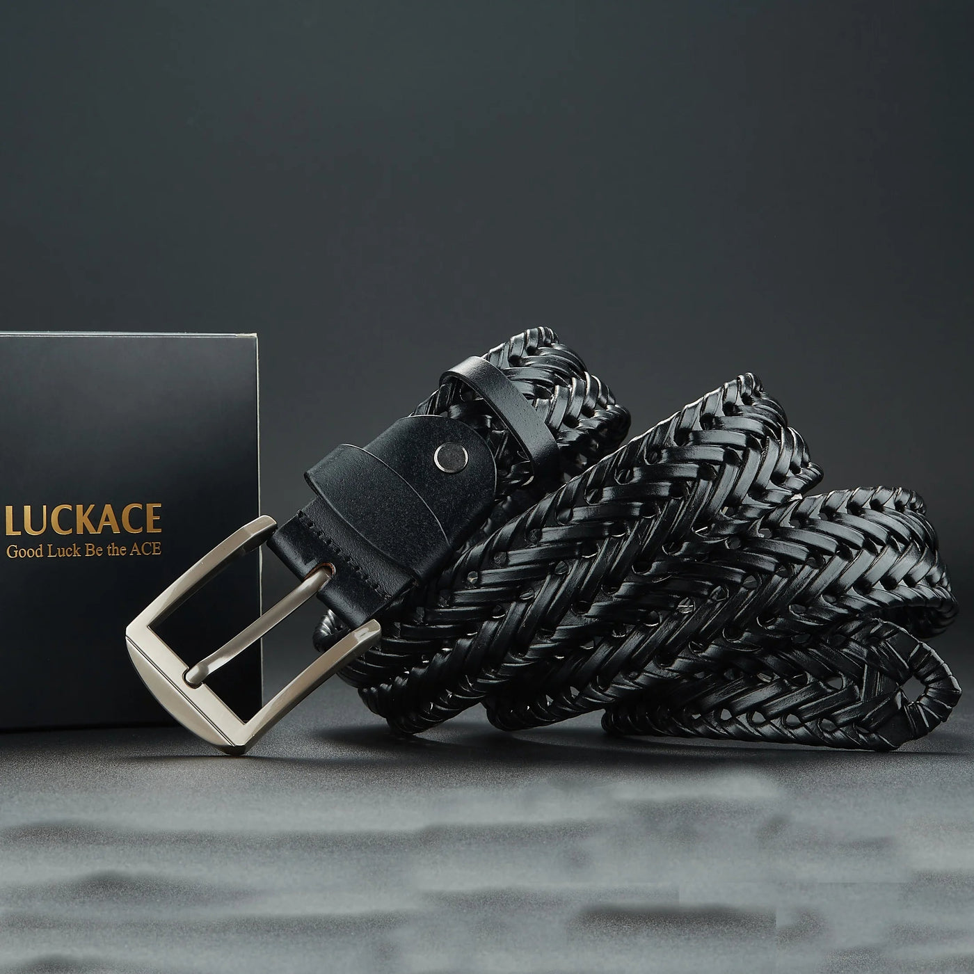 Kingsley Woven Leather Belt