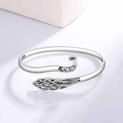 Imperial Peacock Cuff Bracelet
