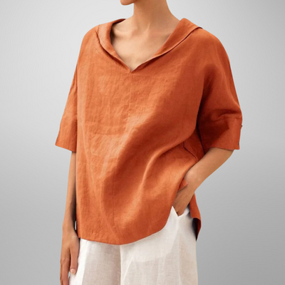 Mia™ | Cotton Loose-Fitting Blouse