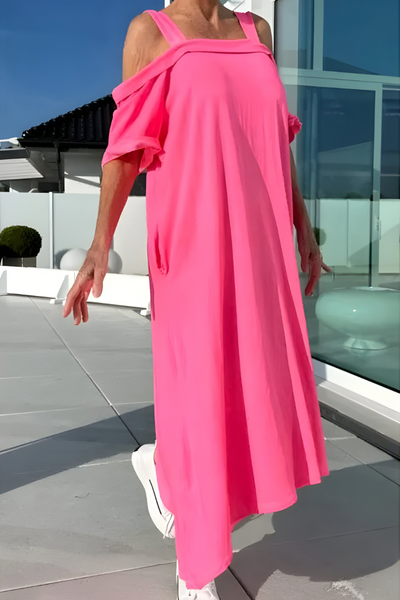 Mary™ | Long Off-Shoulder Summer Dress