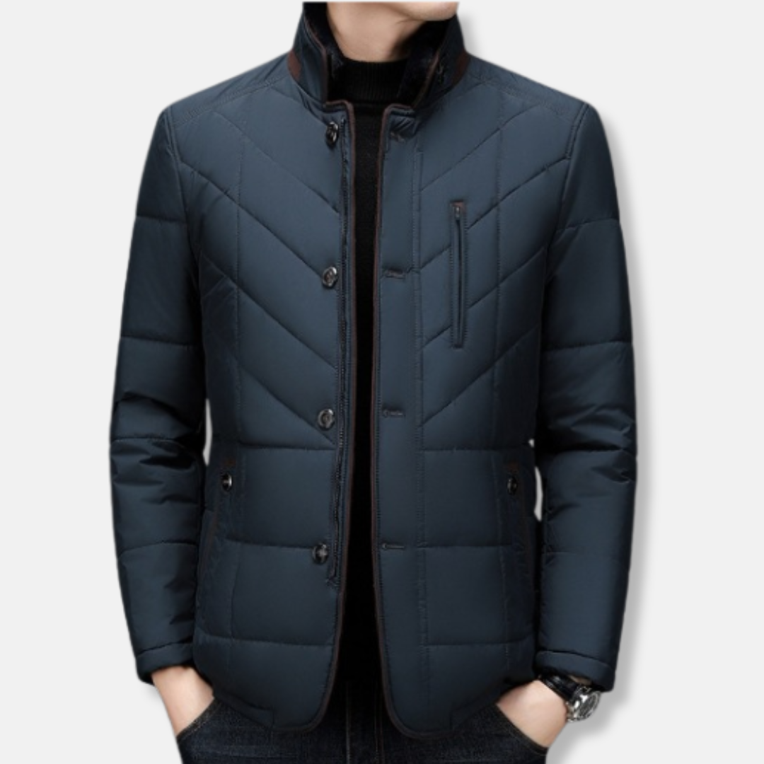 Cavaliere – Quilted Stand-Collar Jacket