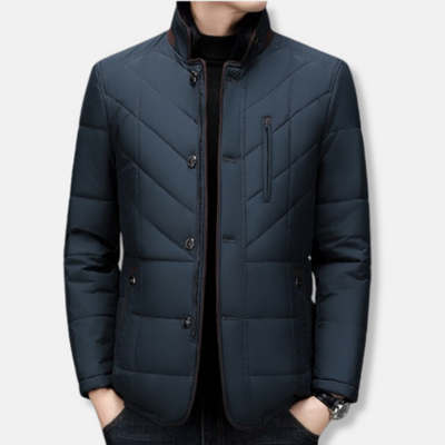 Cavaliere – Quilted Stand-Collar Jacket
