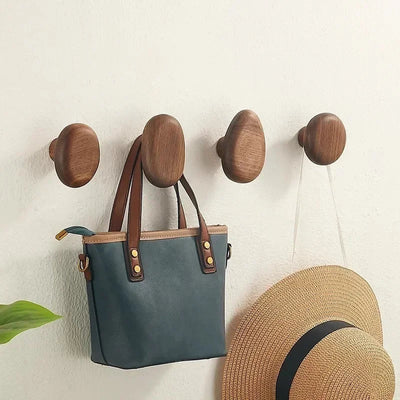 Pebble Wooden Hook Set