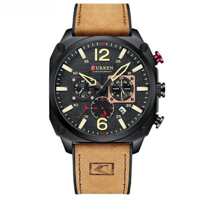 Harry Melbourne® - Excellent Business Leather Quartz Watch