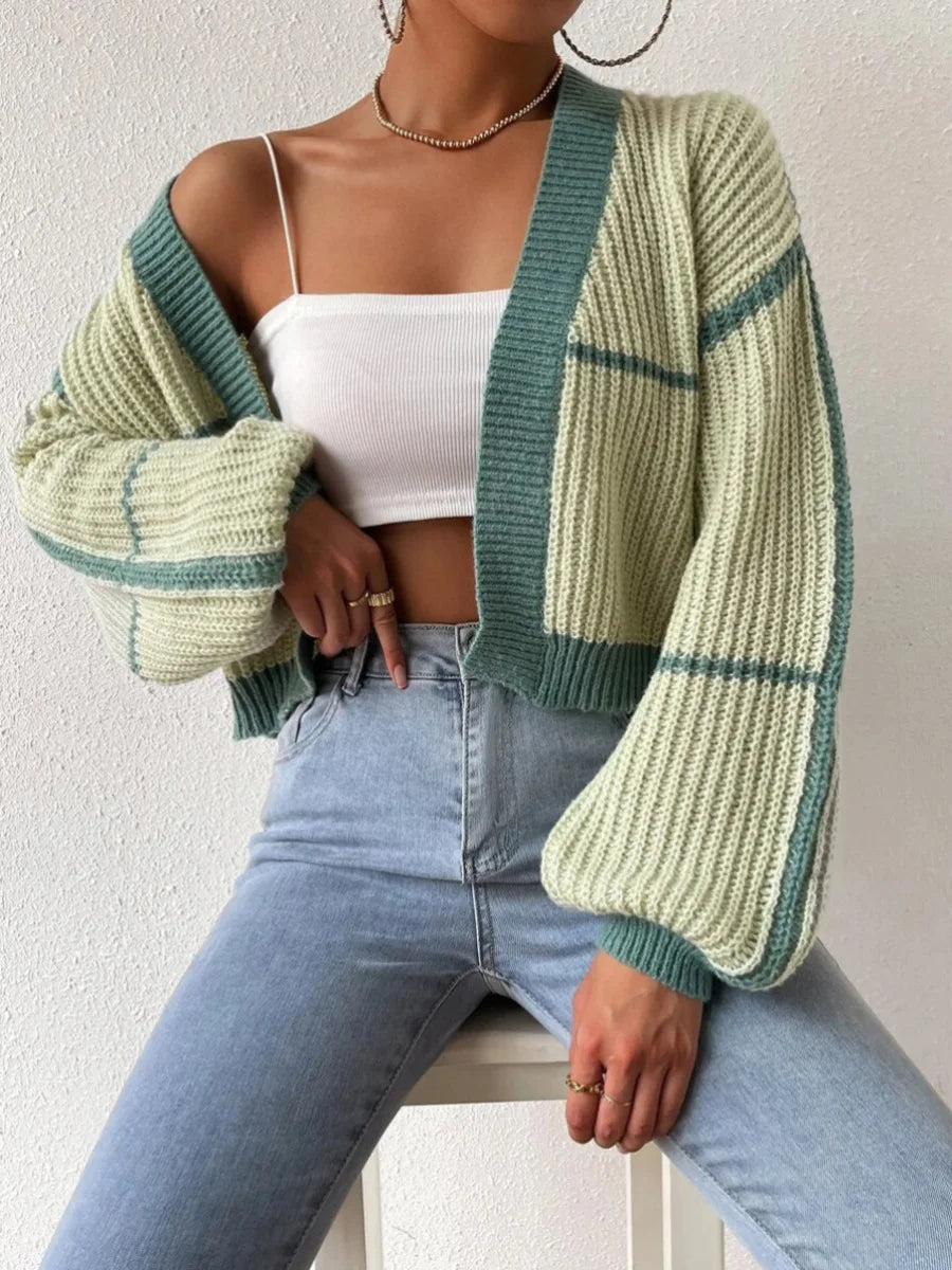 Sofie Cropped Knit Cardigan