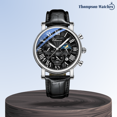 Gregory | Chrono Lunar Leather Watch