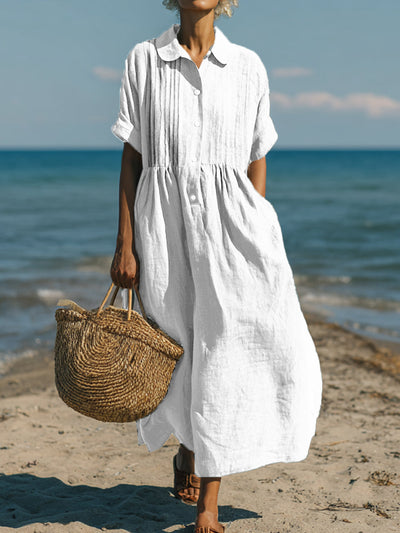Elise | Timeless Cotton-Linen Dress