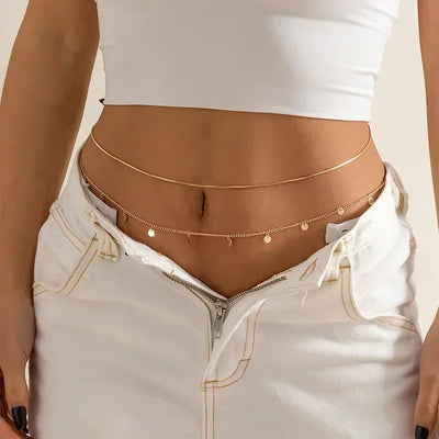 Euphoria Double-Layer Waist Chain