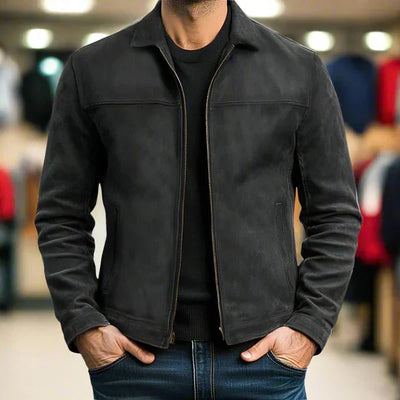 Mcmillan - Leather Jacket With Zipper