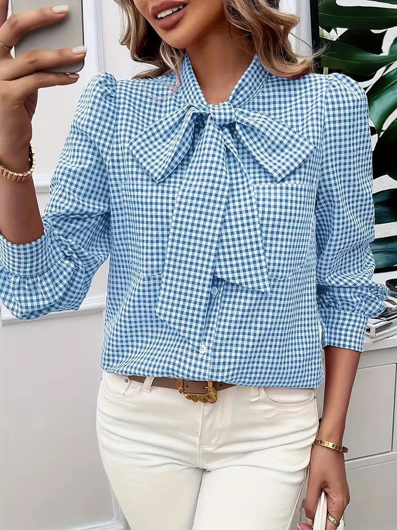 THE MEELLA | BOW-TIE BLOUSE