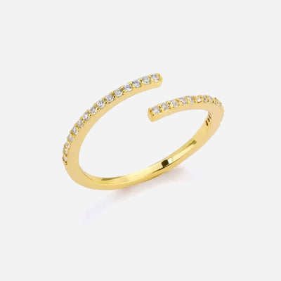 Eliandrea | Classic Zirconia Ring 18K Gold