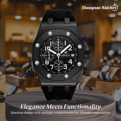 Andrei | Octagonal Bezel Chronograph Watch