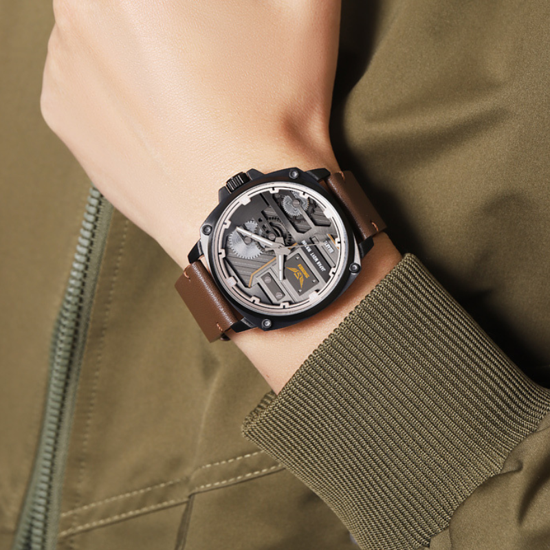 Quartz Leather Men's Watch™