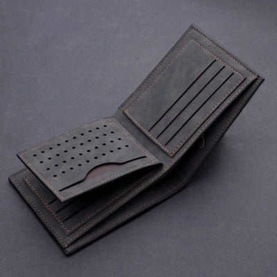 Executive Slim Suede Wallet