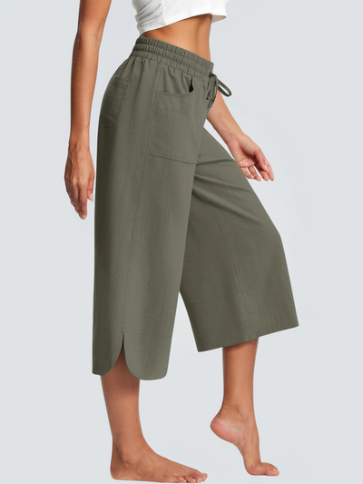 Oasis Wide-Leg Capri