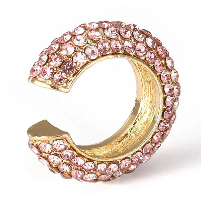 Halo Pavé Crystal Ear Cuff