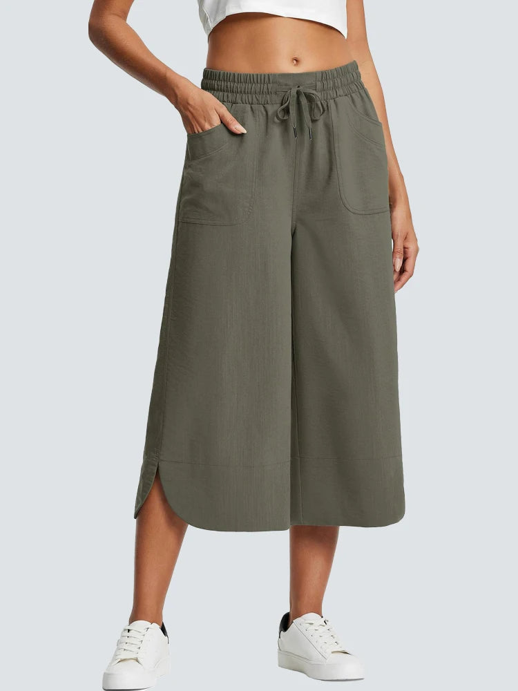 Oasis Wide-Leg Capri