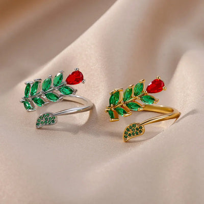 Rose d’Or Zircon Ring