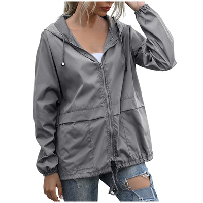 Nicole | Women’s Casual Hooded Zip-Up Windbreaker Jacket