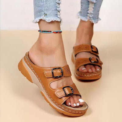 Diora | Orthopedic Leather Sandals